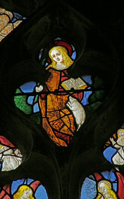 Window Depicting St Agnes, 1505-10 by French School
