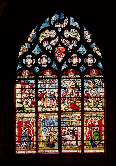 Window depicting the Passion of Christ by French School
