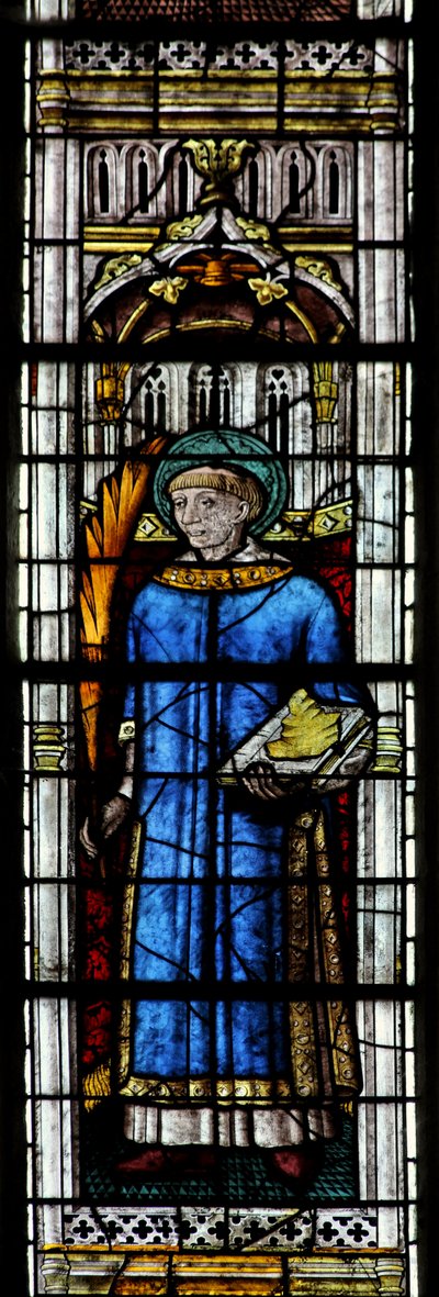 Window w0 depicting St Stephen by French School