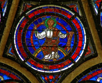 Window depicting St Bartholomew by French School