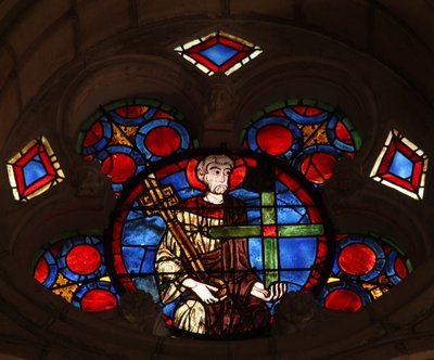 Window w103a depicting St Peter by French School