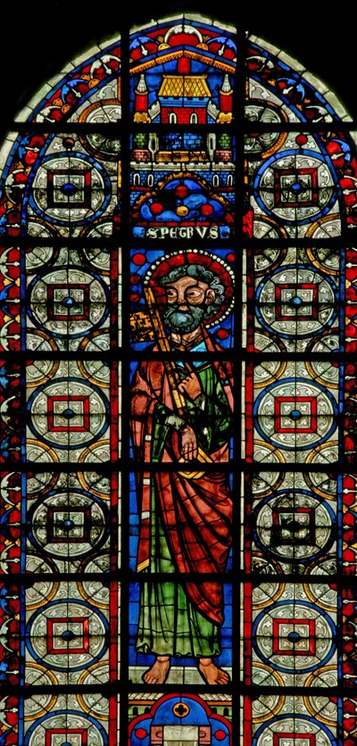 Window w109 depicting St Peter by French School