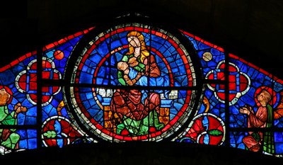 Window w115 depicting the Virgin and Child by French School