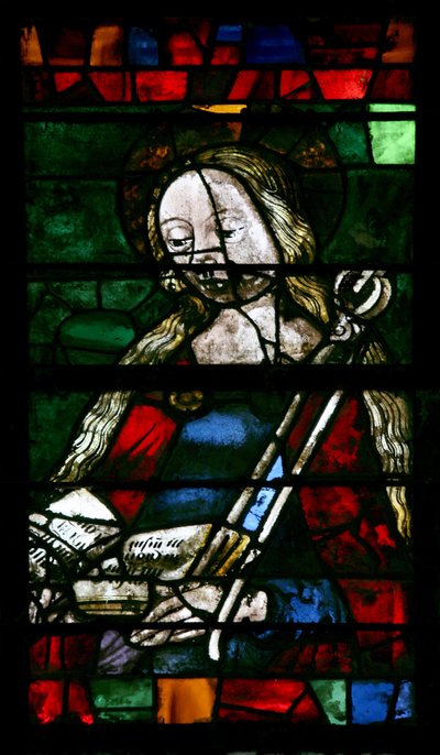 Window w11 depicting St Agatha by French School