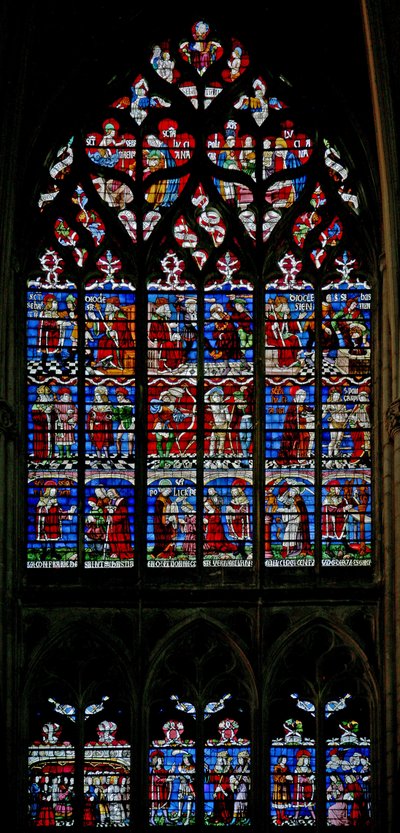 The St Sebastian window by French School