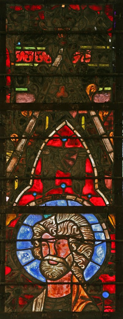 Window w14 depicting a saint by French School