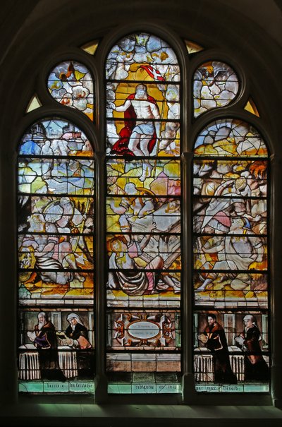 Window depicting the Resurrection by French School