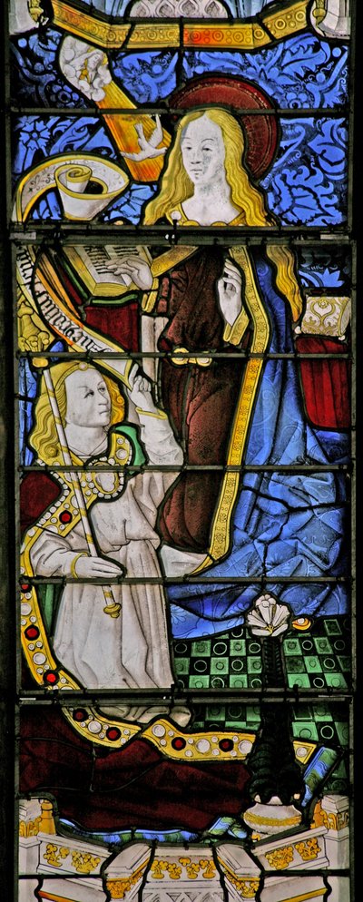 Window depicting the Annunciation by French School