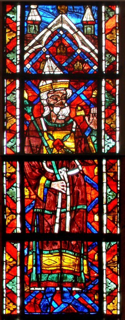 Window depicting Aaron by French School