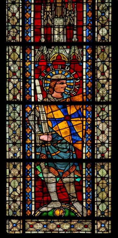 Window w203 depicting St Candide by French School