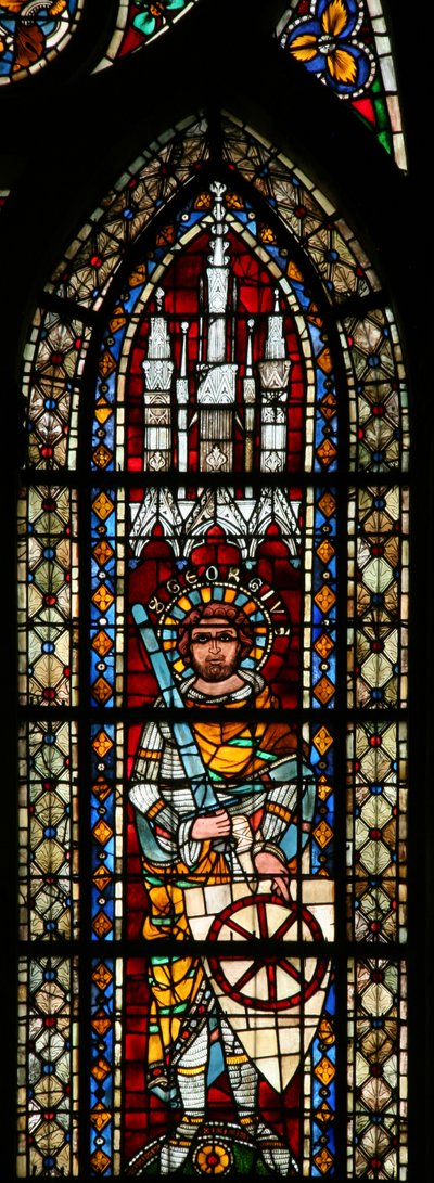 Window w203 depicting St George by French School