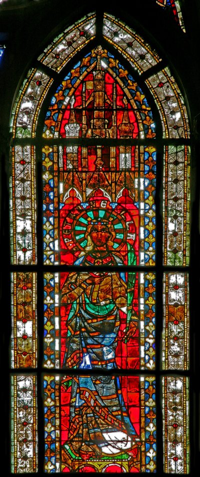 Window w206 depicting St Petronella by French School