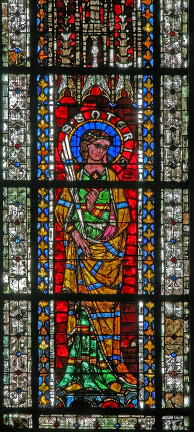 Window w206 depicting St Sotere by French School
