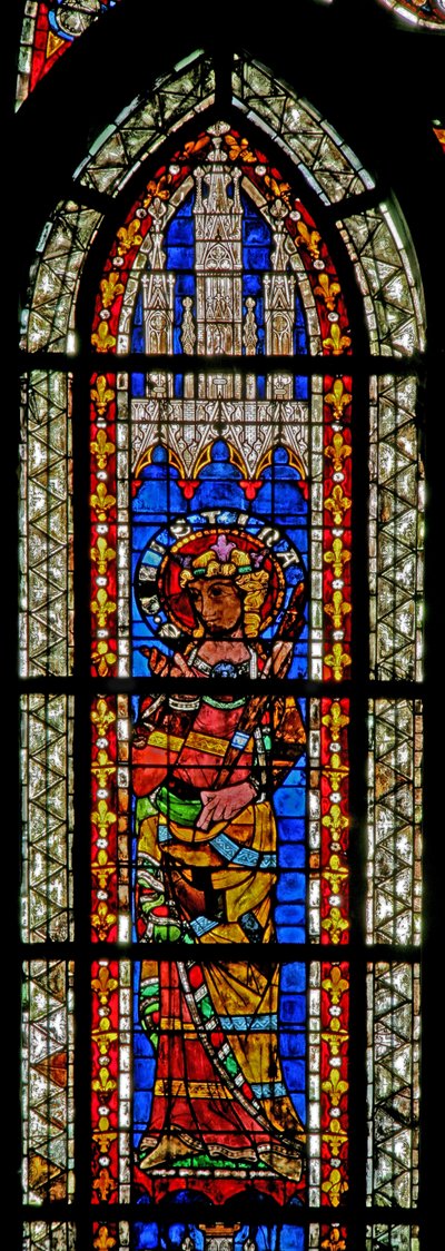 Window w208 depicting St Christine by French School