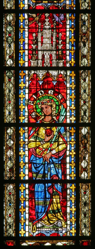 Window w208 depicting St Foy by French School