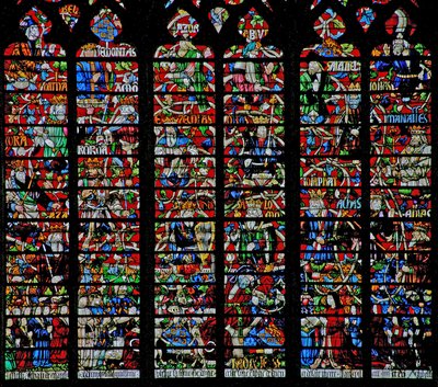 Window depicting the Tree of Jesse by French School