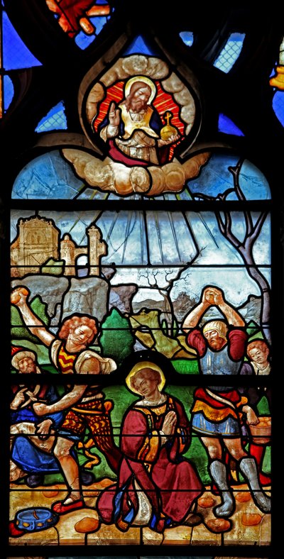 Window depicting St Stephen