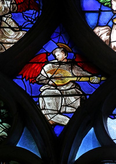 Angel Musician by French School