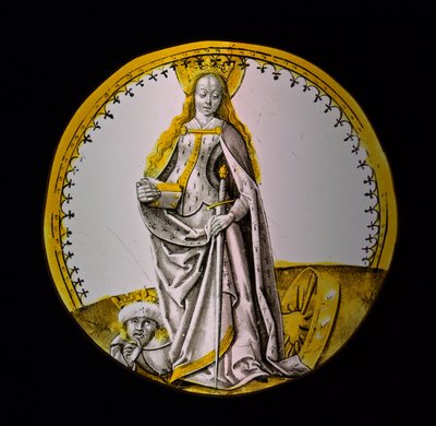 Window w66 Depicting St Catherine by French School