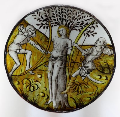 Window w75 Depicting St Sebastian by French School