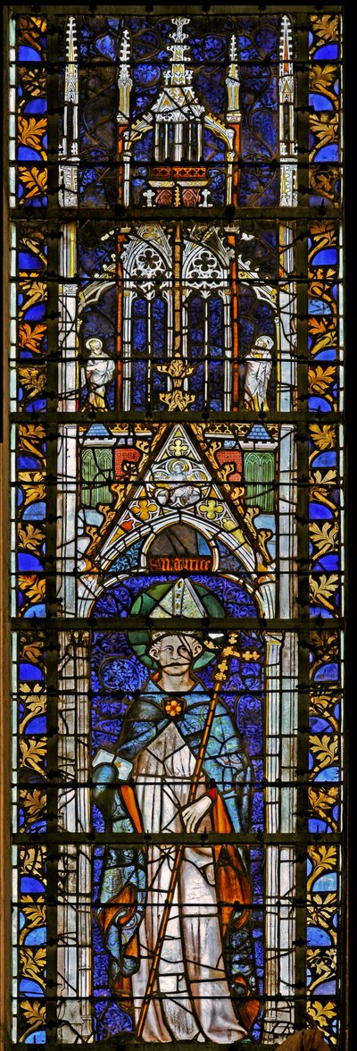 Window depicting St Maurice by French School