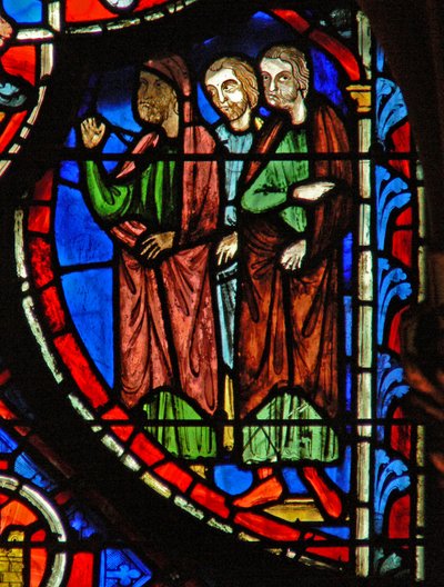 Watching Judas Receive the Silver by French School