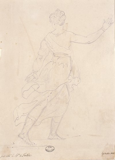 Woman from the Back, 1813 by French School