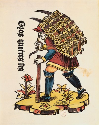 Wood carrier by French School