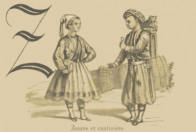 Zouave and cantineering by French School