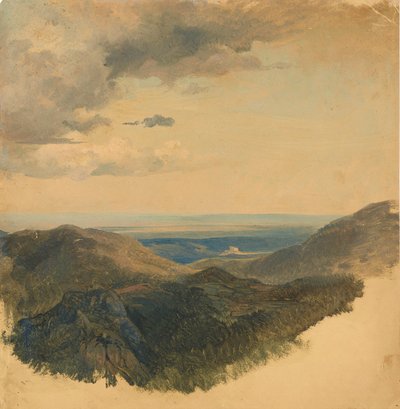 View into the Danube Valley by Friedrich August Mathias Gauermann