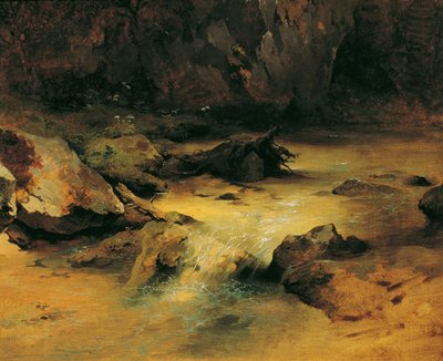Wild Stream by Friedrich August Mathias Gauermann