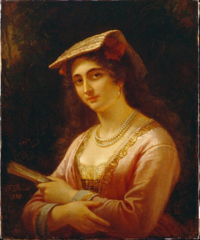 A Neapolitan Woman by Friedrich Dürck