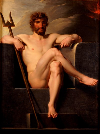Poseidon Enthroned by Friedrich Heinrich Fuger