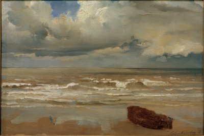 Beach at Blankenberge by Friedrich Karl Hausmann