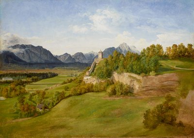 The Mönchsberg in Salzburg with the Josefsturm by Friedrich Loos