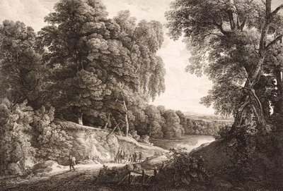 Forest Landscape by Friedrich Loos