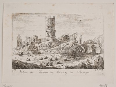 Ruins at Mühlberg by Friedrich Münter