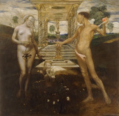 Adam and Eve by Friedrich Stahl