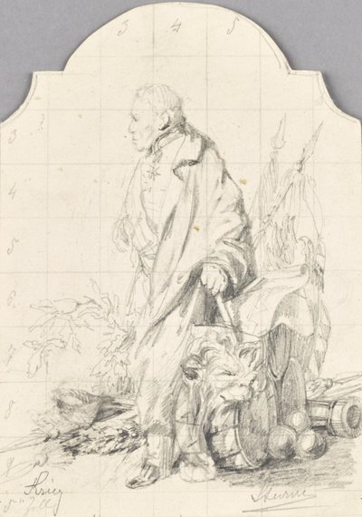 Allegory of War and Radetzky by Friedrich Sturm