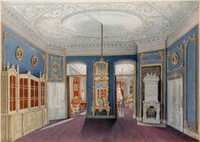 Library of Charlottenburg Palace by Friedrich Wilhelm Klose