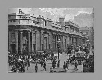 The Bank of England, London by Frith and Co