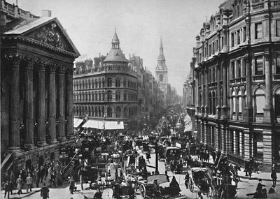 The Mansion House and Cheapside by Frith and Co