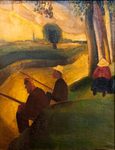 Fishermen at the River Leie by Frits van den Berghe