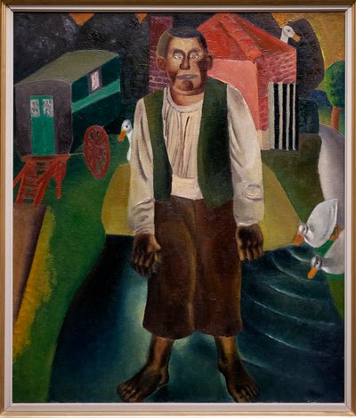The Idiot by the Pond by Frits van den Berghe