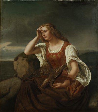 Ingeborg by the Ocean by Fritz Jensen