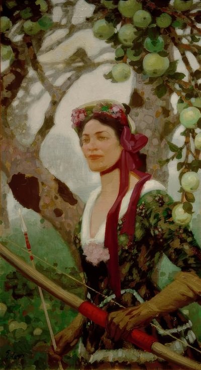 Modern Diana by Fritz Erler
