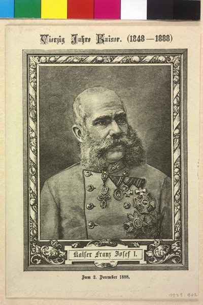 Emperor of Austria Franz Joseph I by Fritz Luckhardt