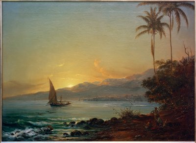 La Guaira in Evening Light by Fritz Melbye