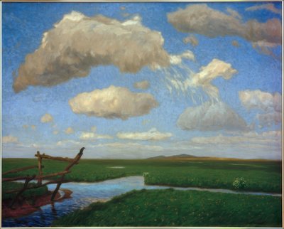 In the Meadows II by Fritz Overbeck