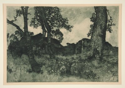 Old Farmhouse by Fritz Overbeck